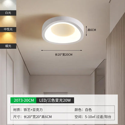 Minimalist LED Ceiling Light Cloakroom Indoor Lighting