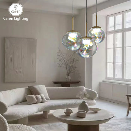 Caren Lighting Iridescence dinning Pendant PVD Rainbow