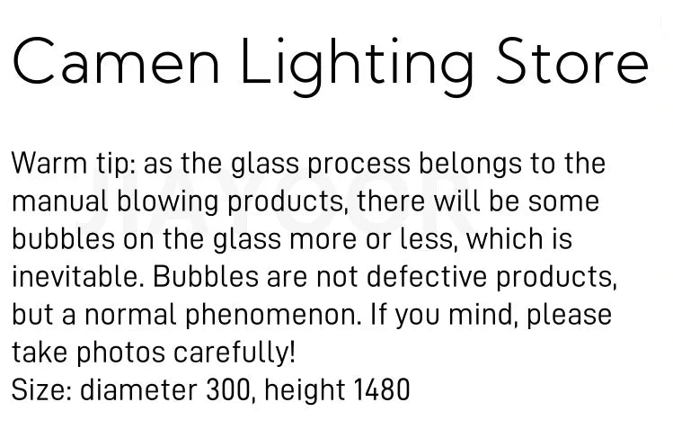 Modern Creative Glass Floor Lamp Simple Sofa Side Decorative