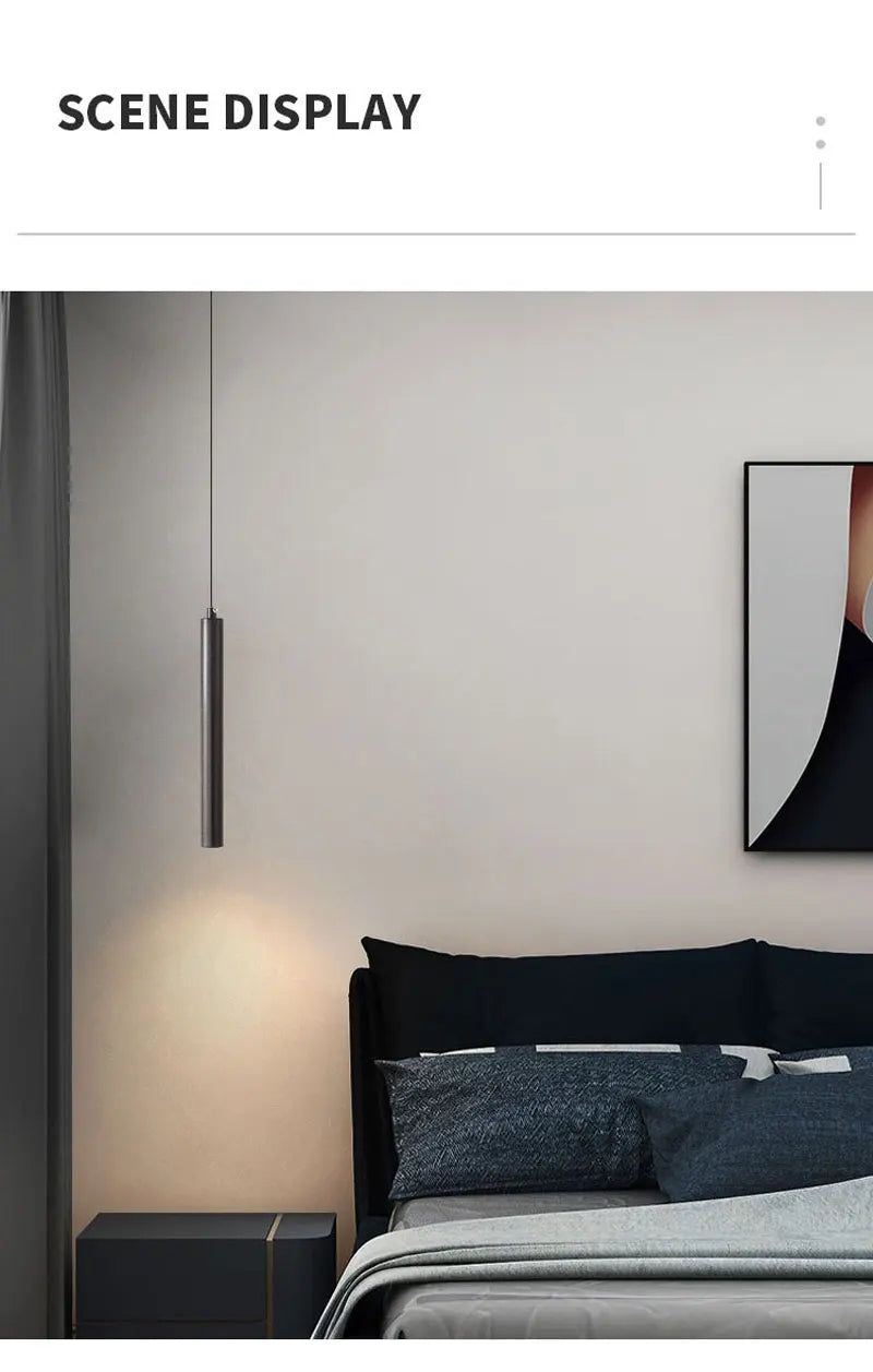Nordic LED Pendant Lamps for TV Background Kitchen Fixture