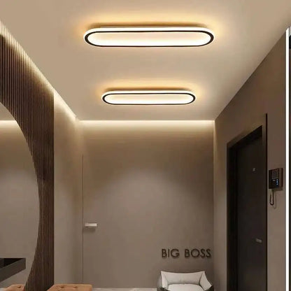 Long Strip LED Ceiling Lights Modern Simple Corridor Aisle