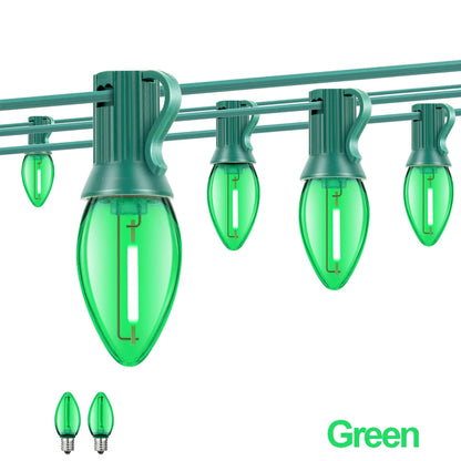 RGB C7 String Light 220V EU 110V US Outdoor Led Lights