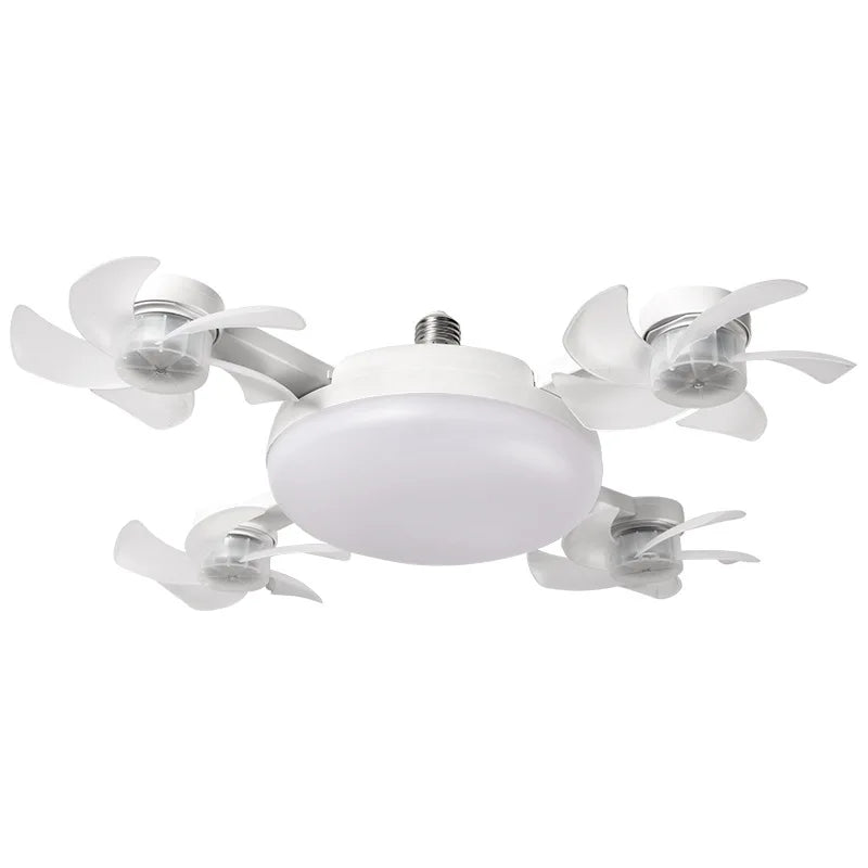 Drone Design Silent Ceiling Fan Light E27 Base Remote Controlled