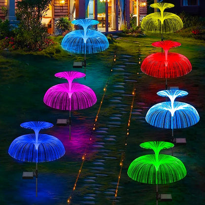 Solar LED Jellyfish Lights Outdoor Garden Decor Lawn Light