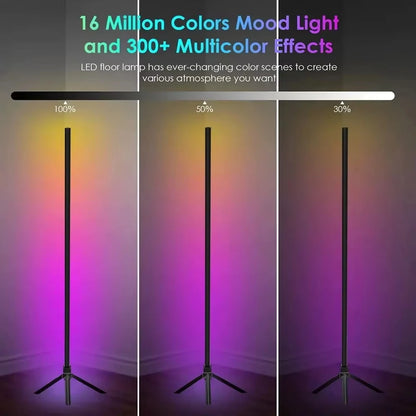 RGB LED Floor atmosphere light dimmable controlled