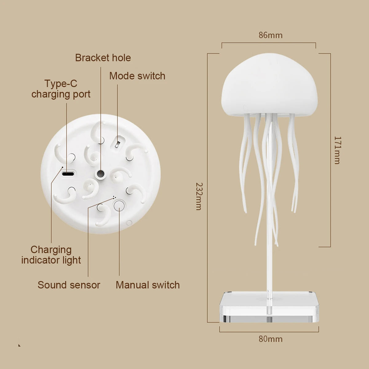 Atmosphere Bedroom Cartoon Creative Bedside Artificial Indoor