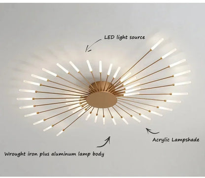 Living Room Light LED Ceiling Lamp Modern Indoor Lighting