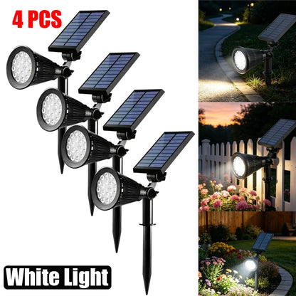 Solar Spot Light Outdoor Lawn Lamp Waterproof Spotlights