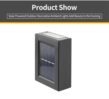 Solar Up and Down Spot Lights Outdoor Street Wall Light Lamp