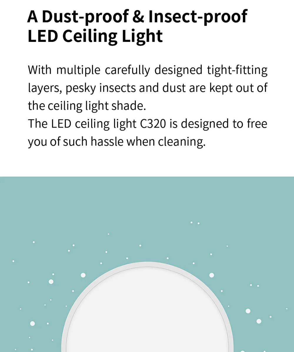 Smart LED Ceiling Light PRO Wifi Smart Voice Control