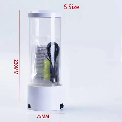 Simulated Jellyfish Cylindrical Quiet Light Home Decoration
