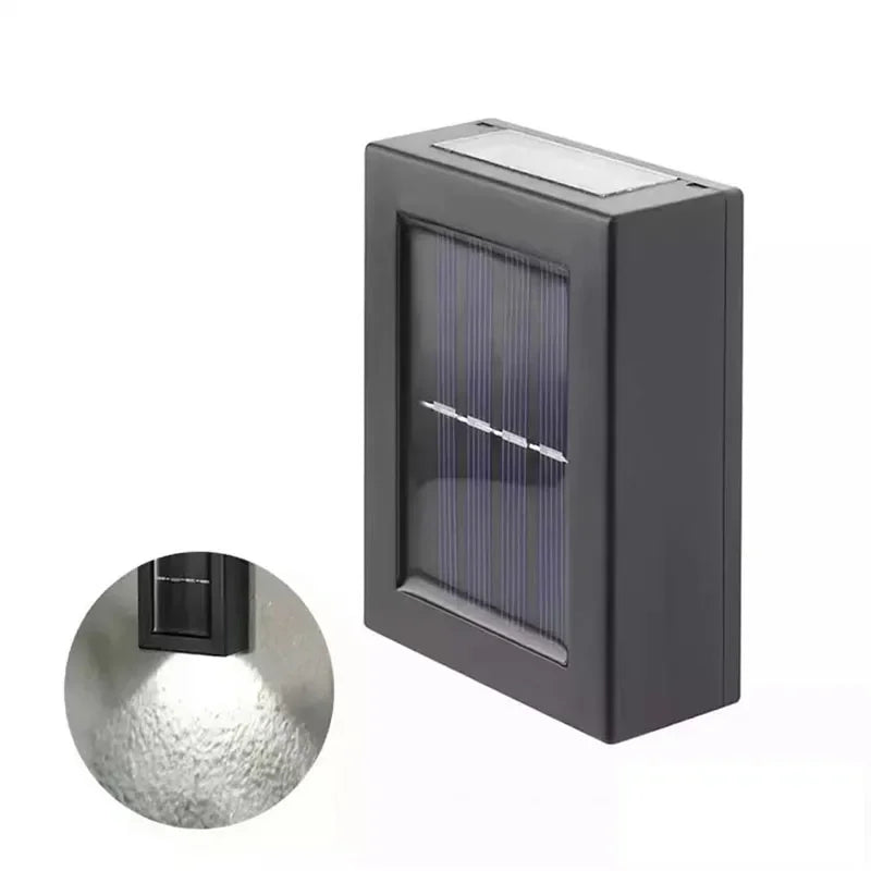 Solar Up and Down Spot Lights Outdoor, Street Wall Light Lamp