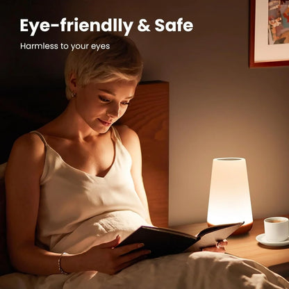 Usb Rechageable Dimmable Touch Lamp Bedroom Portable Night Lamp