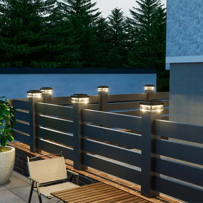 1Pcs IP65 Waterproof Solar Fence Lamp Solar LED Light