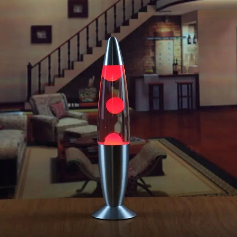Creative Volcano Lava Lamp Multicolor LED Jellyfish Night Light