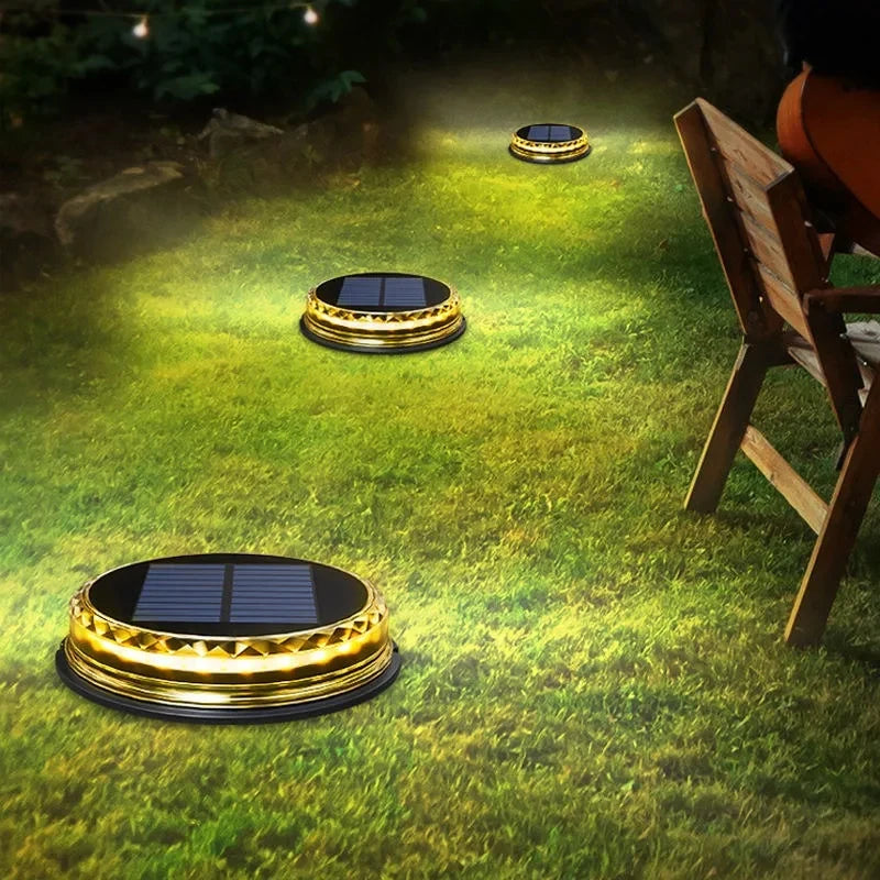 Solar LED Underground Light Outdoor Garden Ground Lights