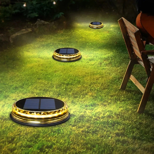 Solar LED Underground Light Outdoor Garden Ground Lights