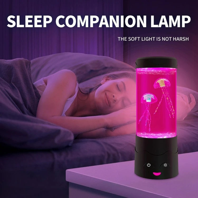 LED Lava Volcano Lamp with Remote Control RGB Light