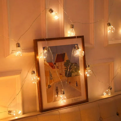 Solar Powered LED Copper Wire Hanging Lights