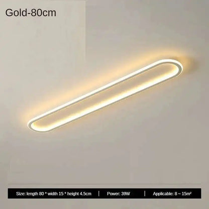 Long Strip LED Ceiling Lights Modern Simple Corridor Aisle