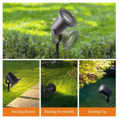 Outdoor Lawn Light IP65 Waterproof GU10 Replaceable Bulb Spot Light