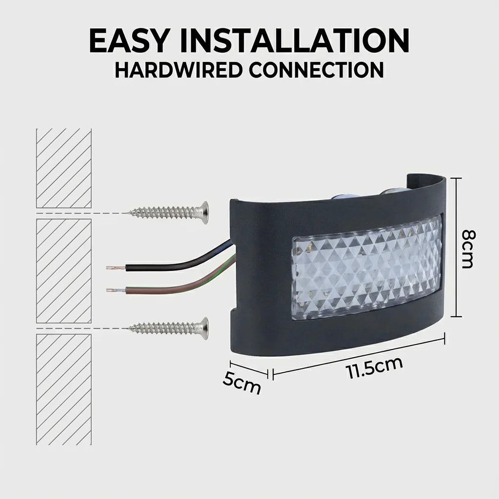 Outdoor Garden Lights, Bedroom and Hallway Indoor Wall Lamp