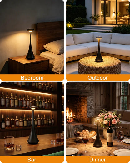 New Mushroom Table Lamp Rechargeable Wireless Touch Lamp