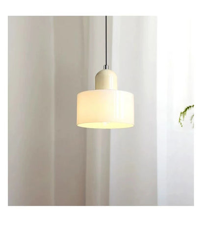 Nordic Modern Glass Bedroom Bedside Long Line Small Chandelier
