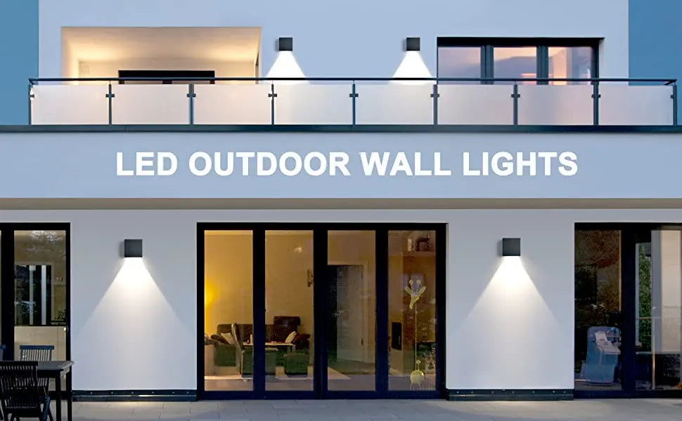 Tuya Outdoor Wall Light, Smart RGBCW Porch Lights