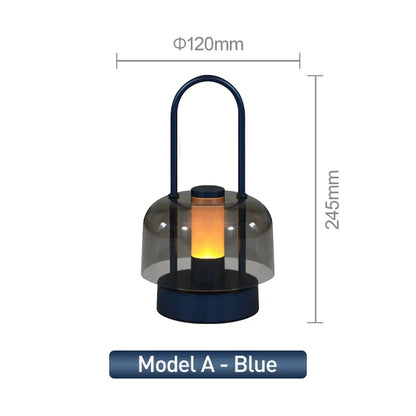 Modern Retro Nordic Desk Lamp Rechargeable Indoor Table Lamp