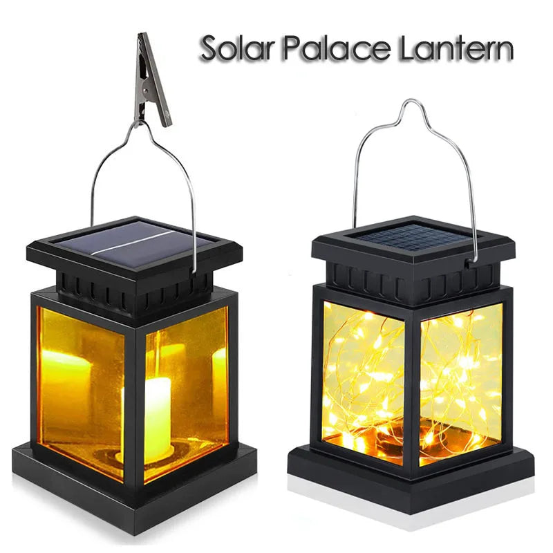 Palace Lantern Lamps Landscape Decor Lighting Floor Balcony Yard Soar Lights