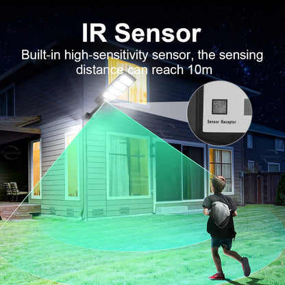 Waterproof Street Lamp Floodlight With Motion Sensor Garden Wall Yard Light