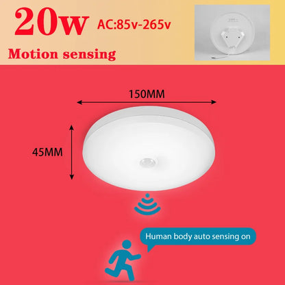 Radar LED Ceiling Lights LED PIR Motion Sensor Light