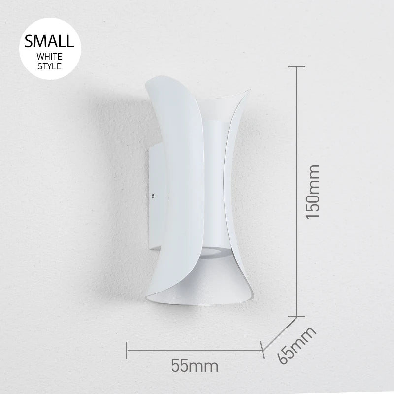 LED Wall Lamp 6W 10W Aluminum IP65 Waterproof Outdoor