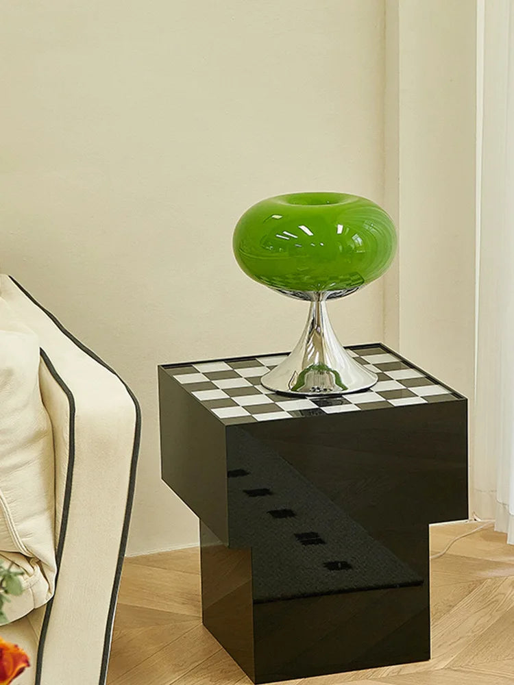 Bauhaus Cream Wind Table Lamp Modern LED Green Apple