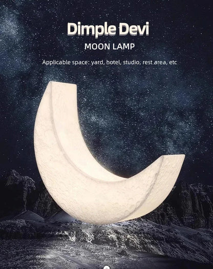 Moon Lamp Floor Lamp Lounge Chair Creative Romantic Design