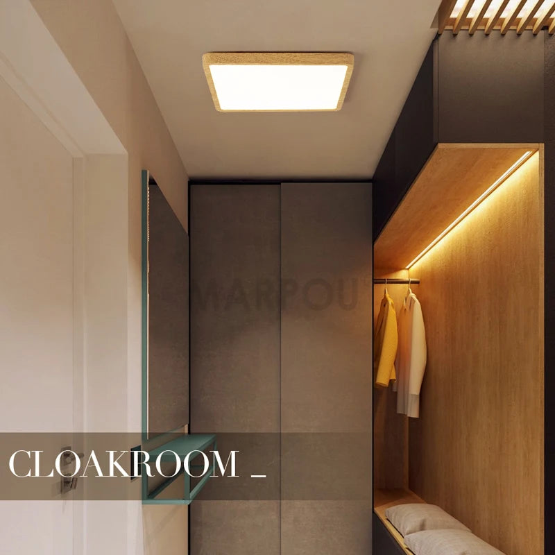 MARPOU 2.4cm Ultra thin led ceiling light Square