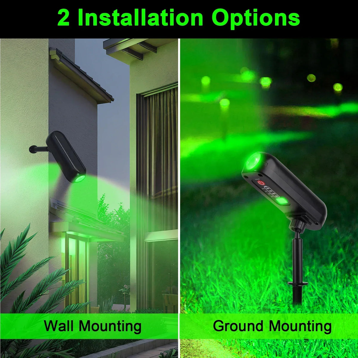LED Outdoor Solar Lawn Lights Landscape Spotlights