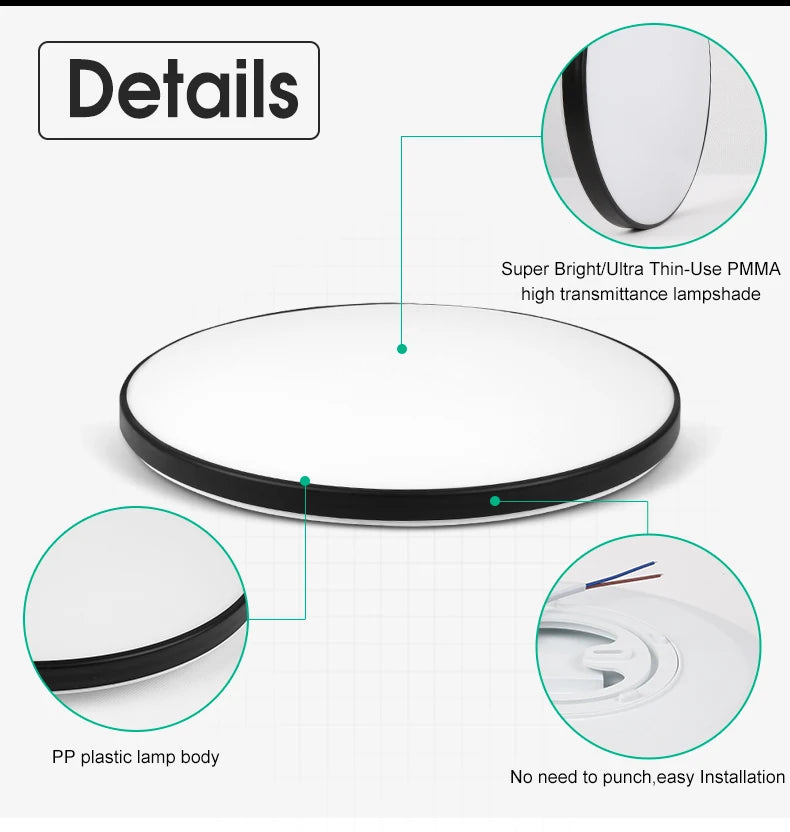 Led Ceiling Light 220v Modern Ceiling Lamp Led Panel