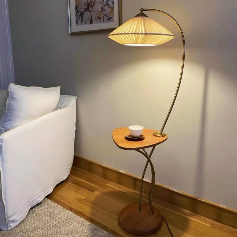 Japanese Retro Floor Lamp SofaSide Standing Lamp  Light