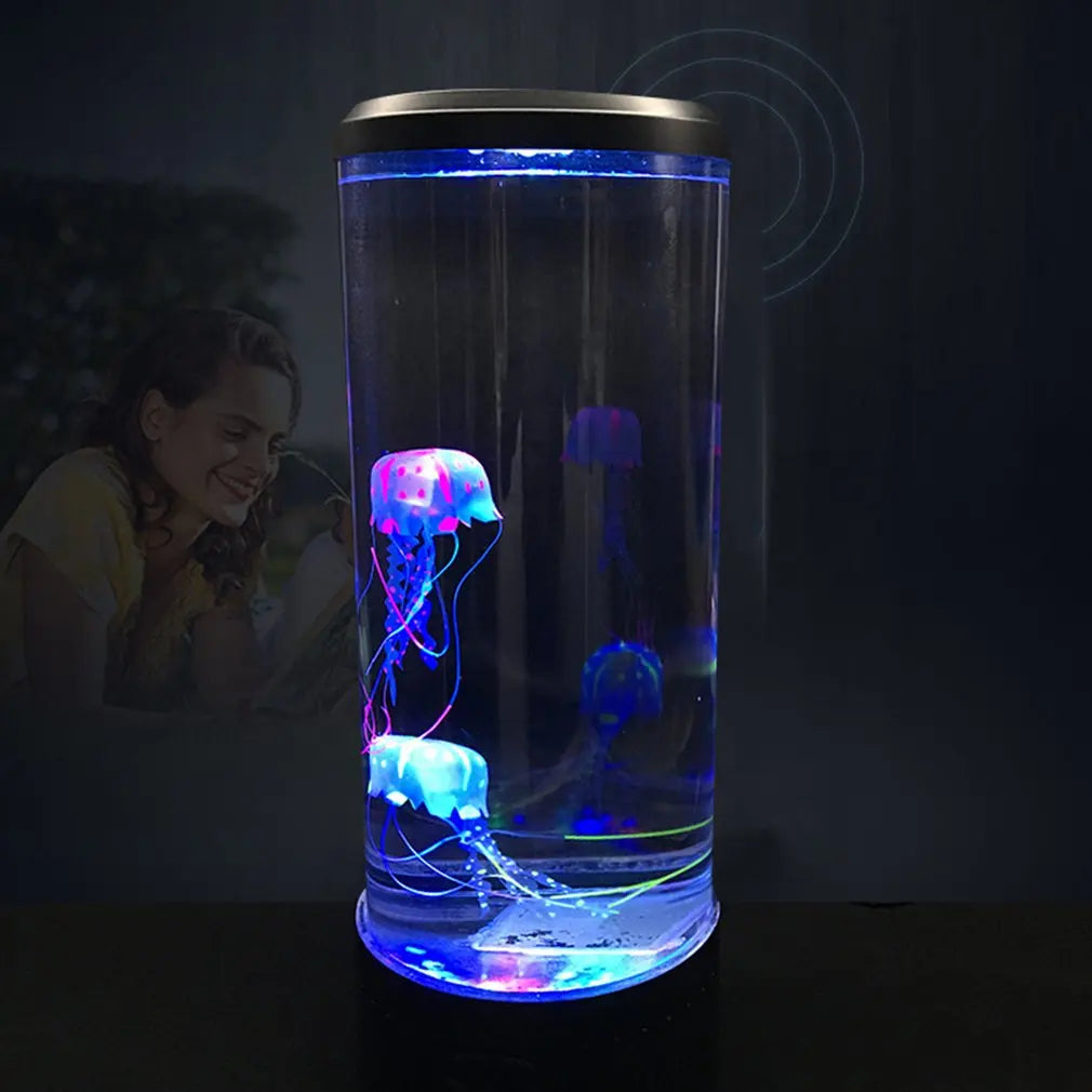 Jellyfish Lamp Color Changing Remote Control  Aquarium Tank