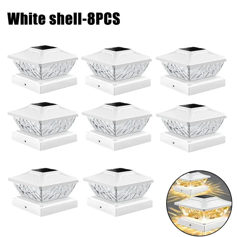 Outdoor Waterproof Villa Gate Fence Light Solar Light Outdoor