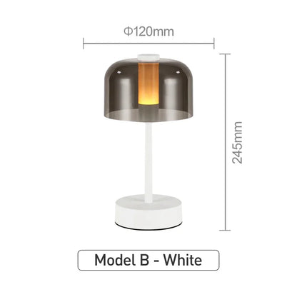 Modern Retro Nordic Desk Lamp Rechargeable Indoor Table Lamp
