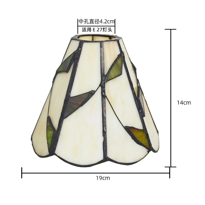 Vintage Stained Glass Lampshade for Pendant Lights