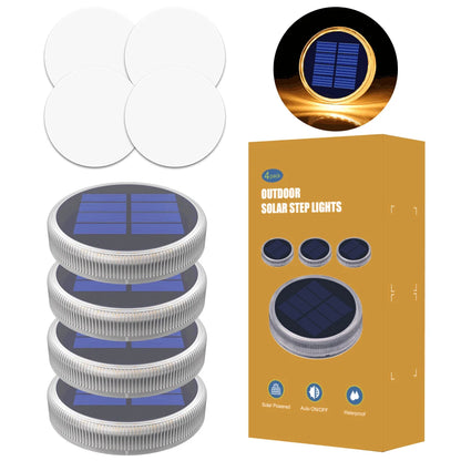 Solar Deck Lights Outdoor Waterproof LED Dock Lighting