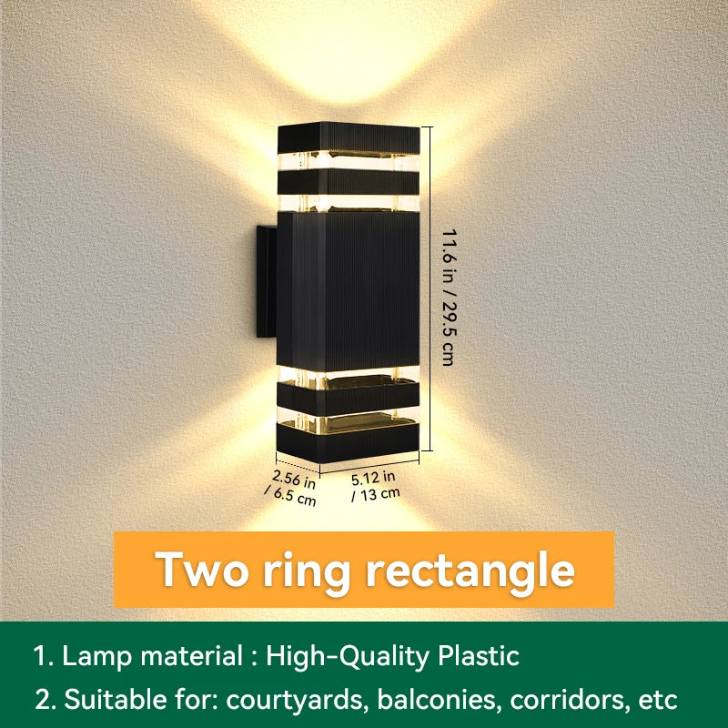 Sconces Lighting LED Wall Light Waterproof Lamp Light Bulb