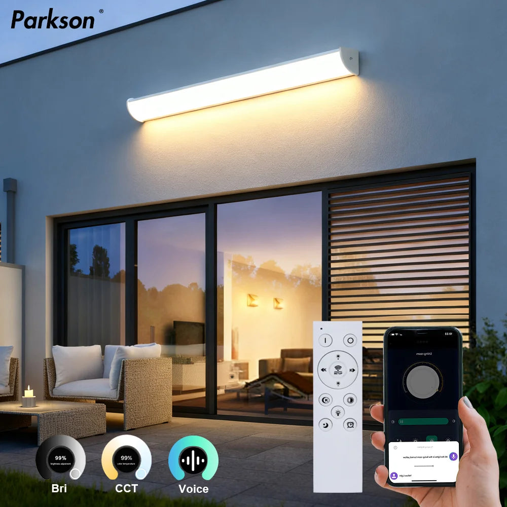 Outdoor Wall Lamp Minimalist Long Wall Light IP65