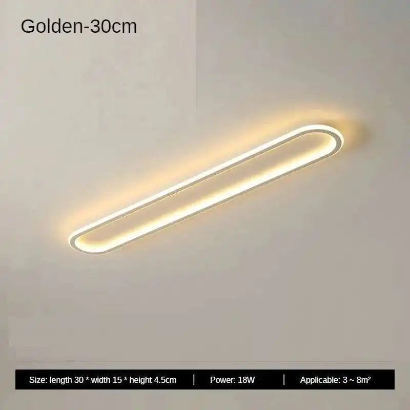 Long Strip LED Ceiling Lights Modern Simple Corridor Aisle