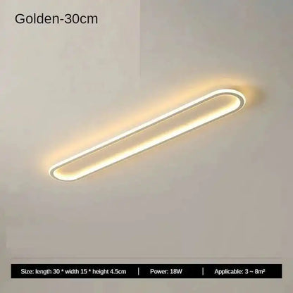 Long Strip LED Ceiling Lights Modern Simple Corridor Aisle