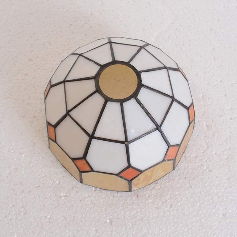 Vintage Stained Glass Lampshade for Pendant Lights